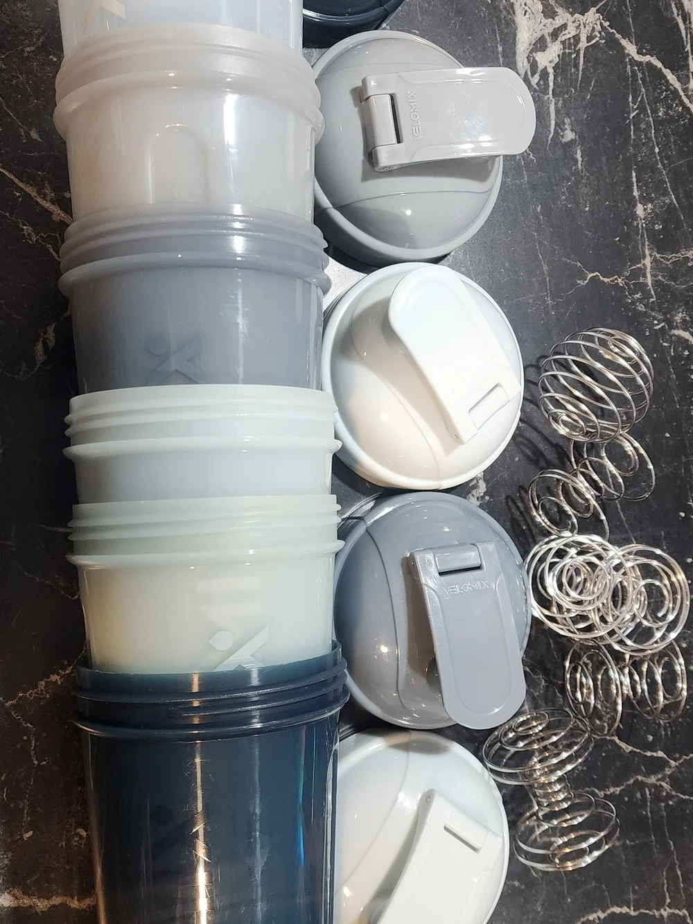 Velomix Shaker Bottle Bundle Of 6